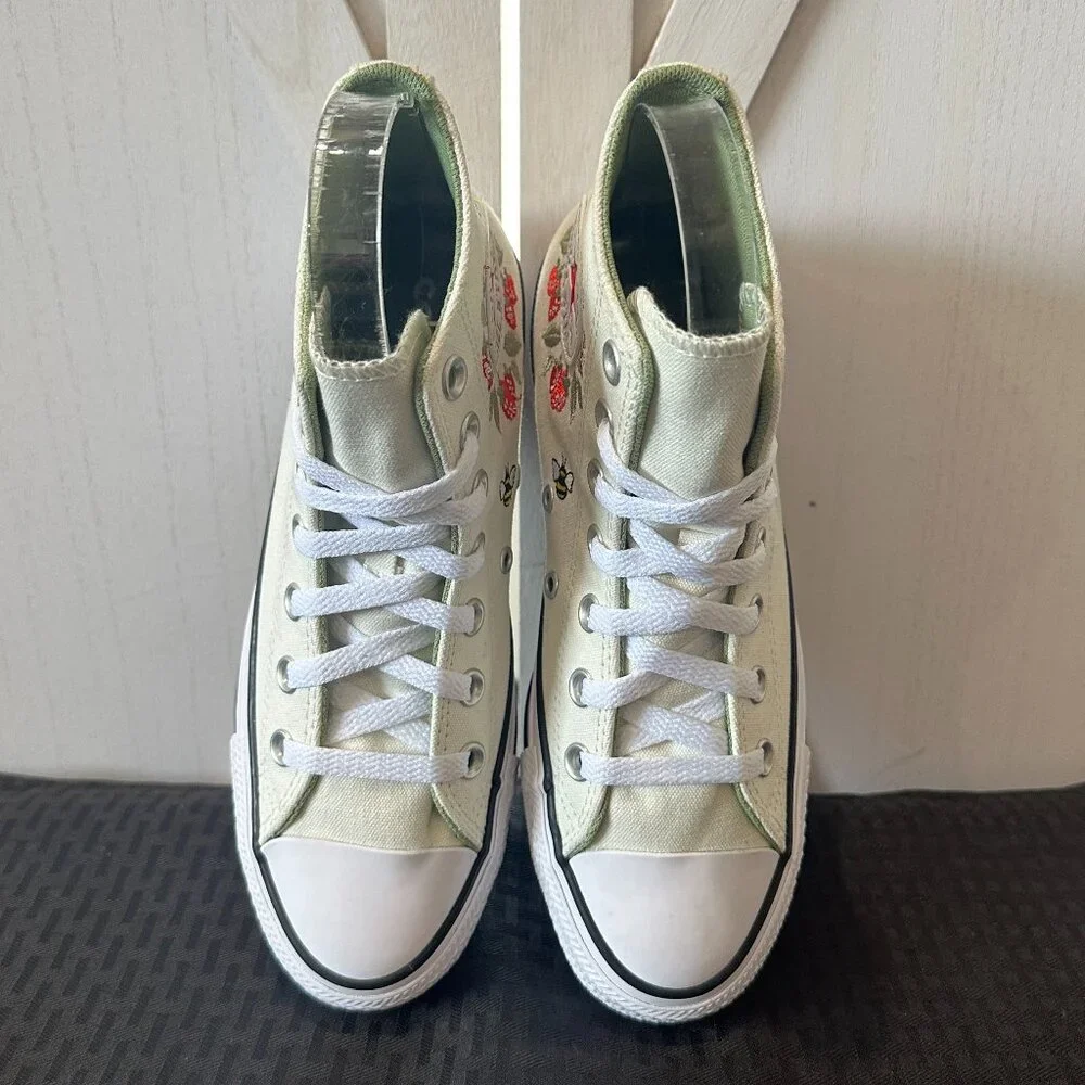 Limited Edition Converse Chuck Taylor All Star Hi Berry Buzz Sneakers - Picture 9 of 12